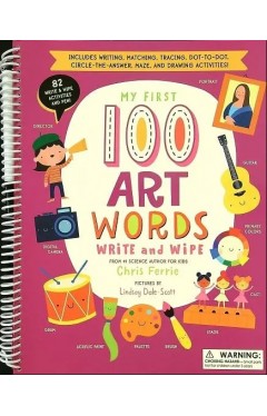 First 100 Art Words write and wipe inc pen